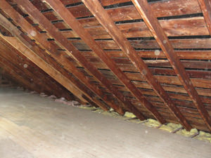 A Wisconsin and Minnesota attic before installation of SuperAttic